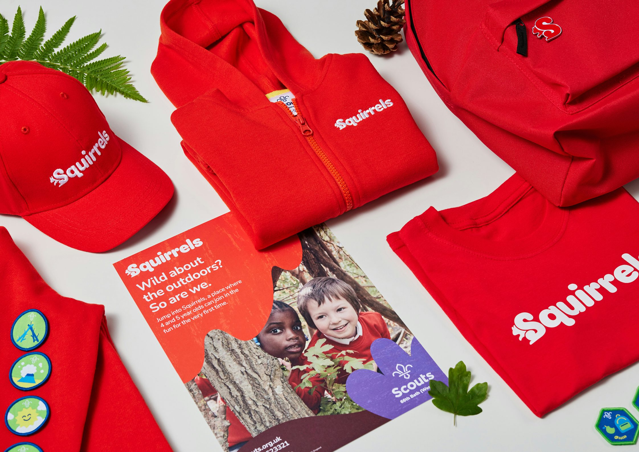 Scouts Squirrels brand identity 2