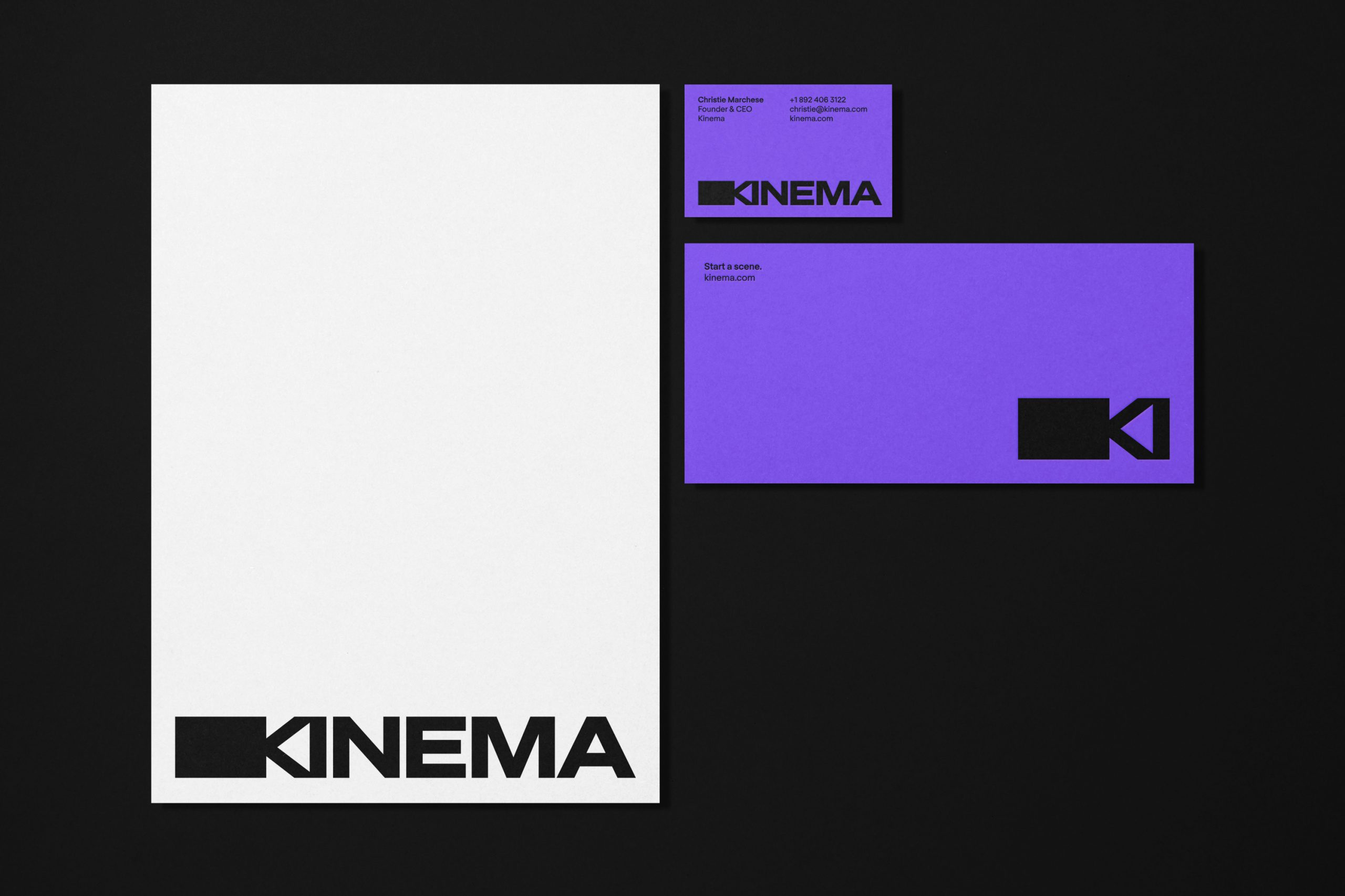 Kinema brand identity 1