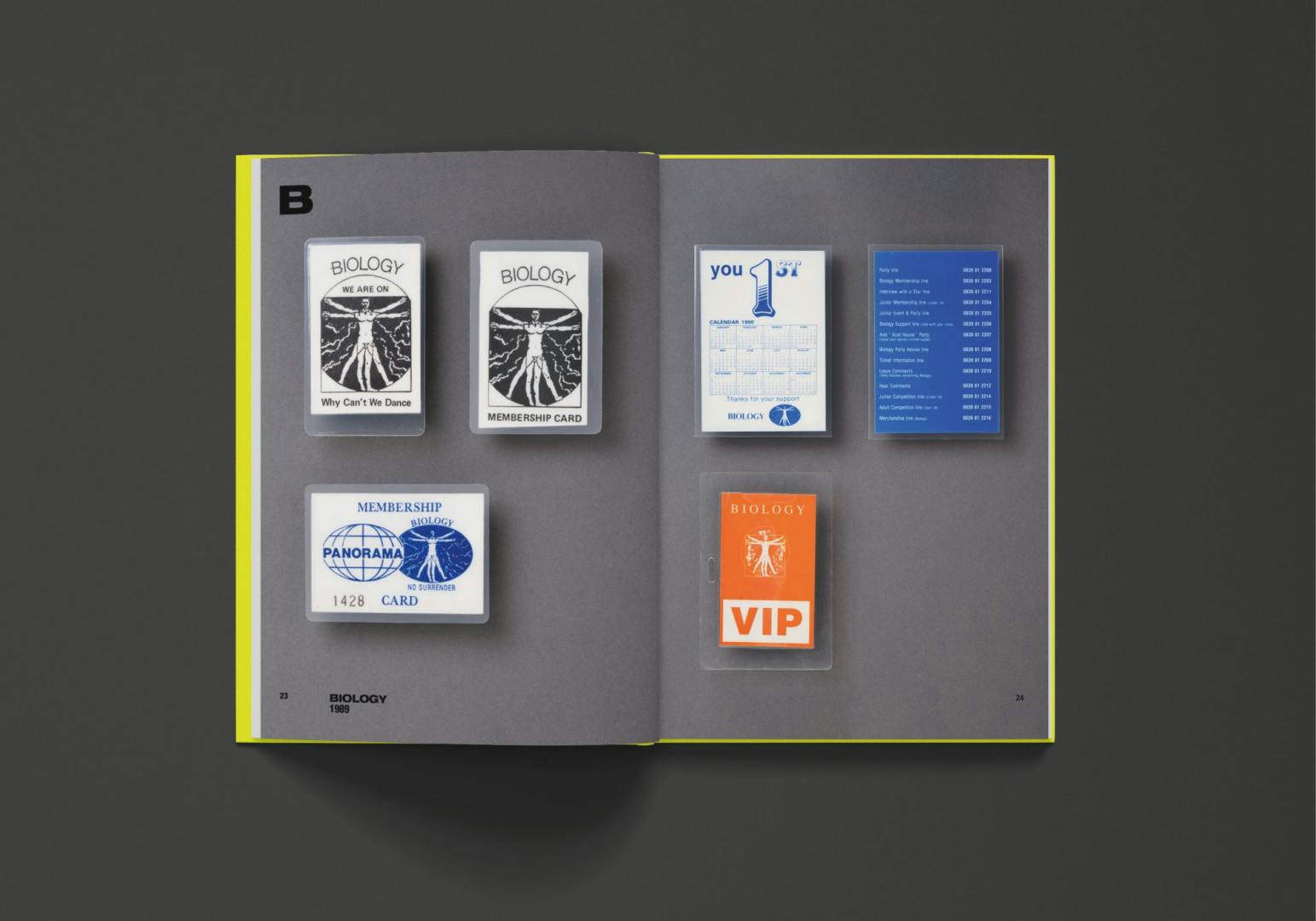 Members Only rave membership cards book by Rob Ford