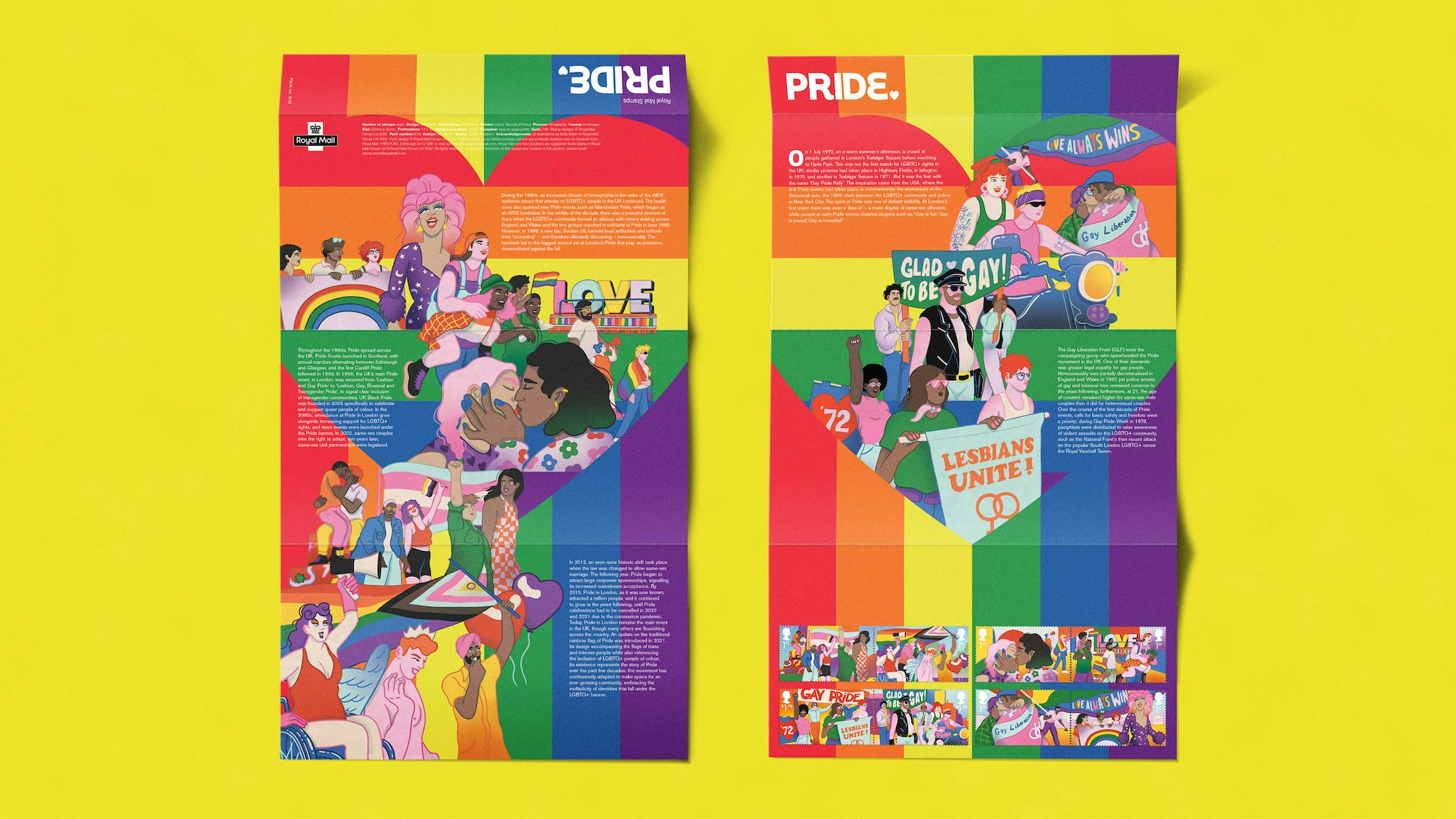 NB Studio, Royal-Mail Pride stamps series presentation pack