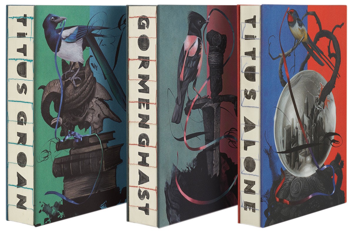 The Gormenghast trilogy illustrated by Dave McKean published by The Folio Society