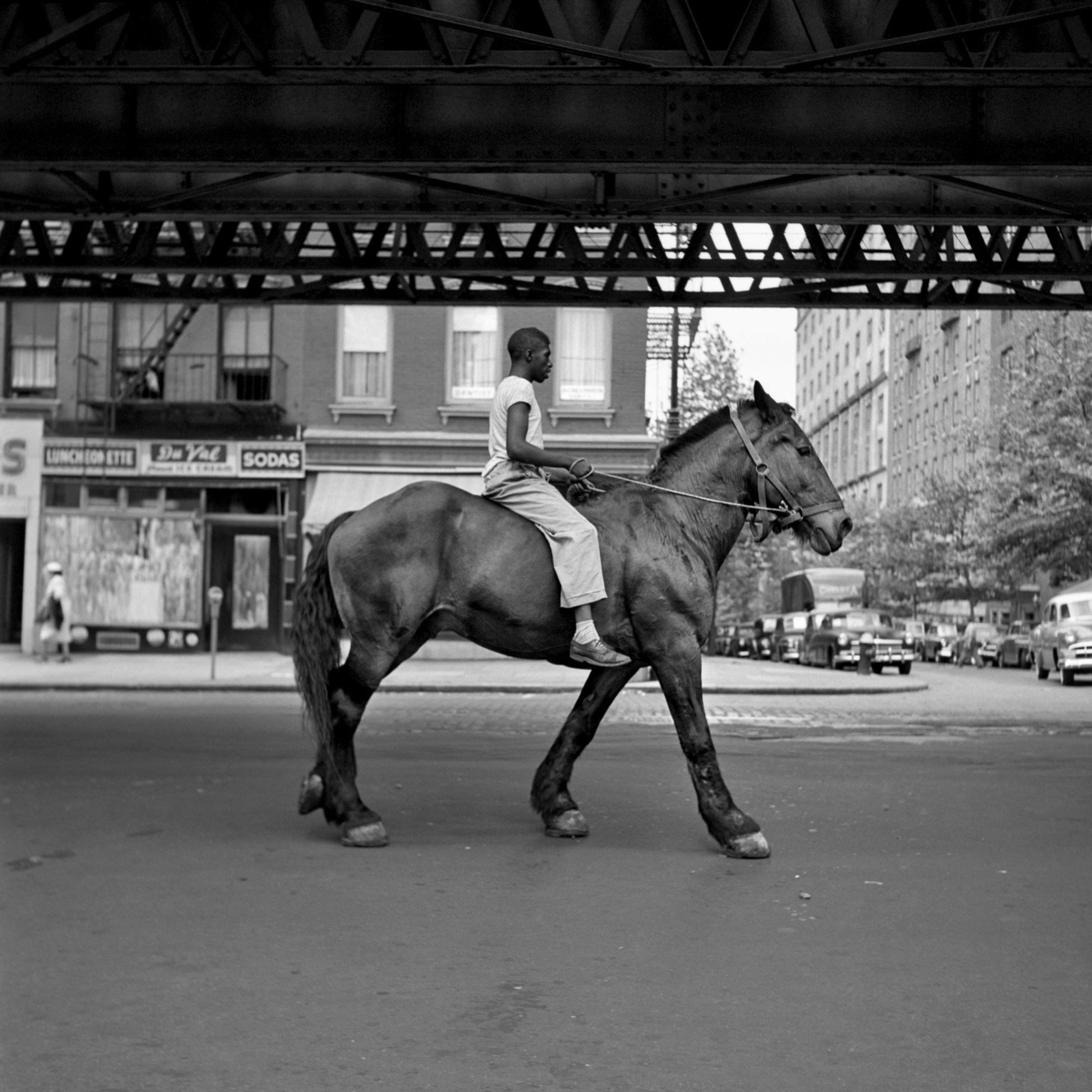 Vivian Maier, New York 1953 Copyright Estate of Vivian Maier and Courtesy of Maloof Collection and Howard Greenberg Gallery NY