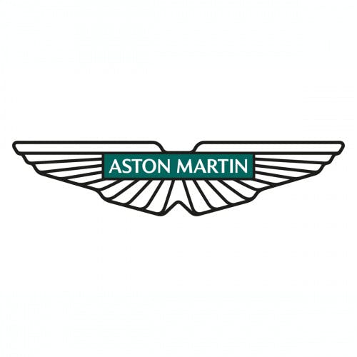 Aston Martin wing logo designed by Peter Saville