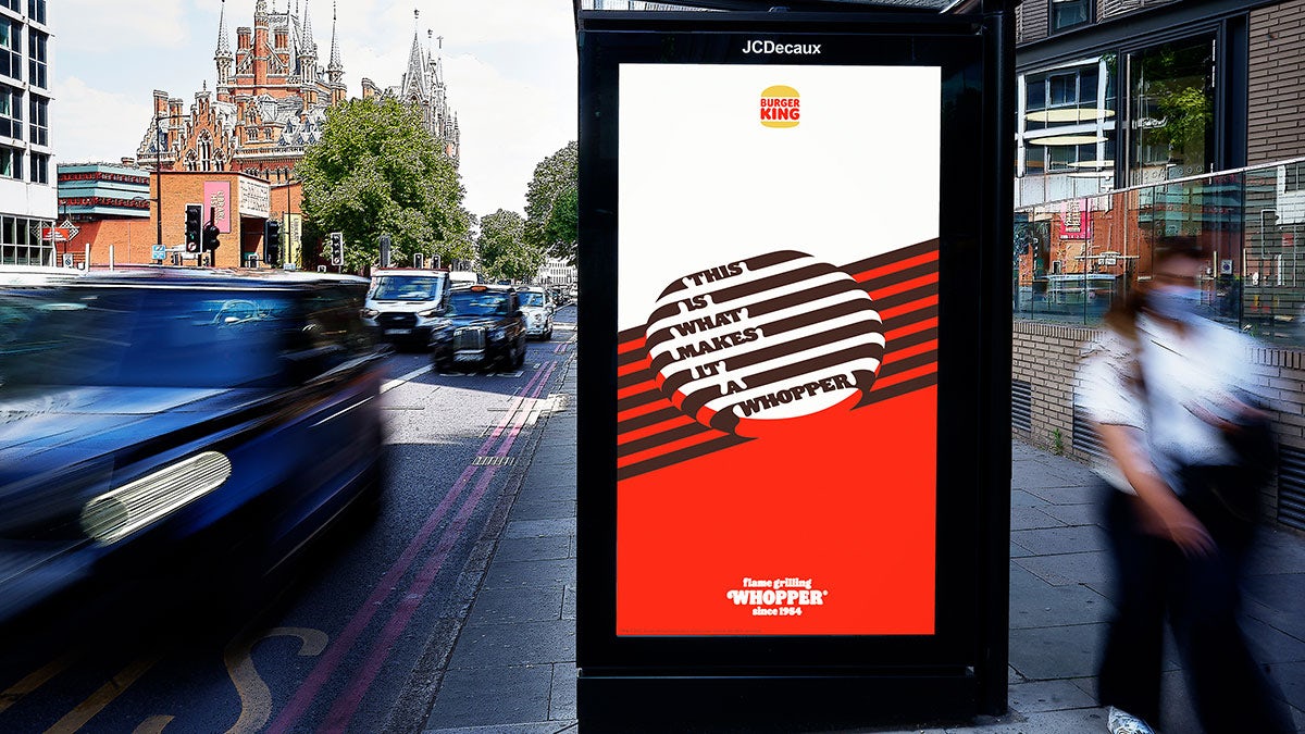 BK goes minimal for its flame grill-focused ad campaign