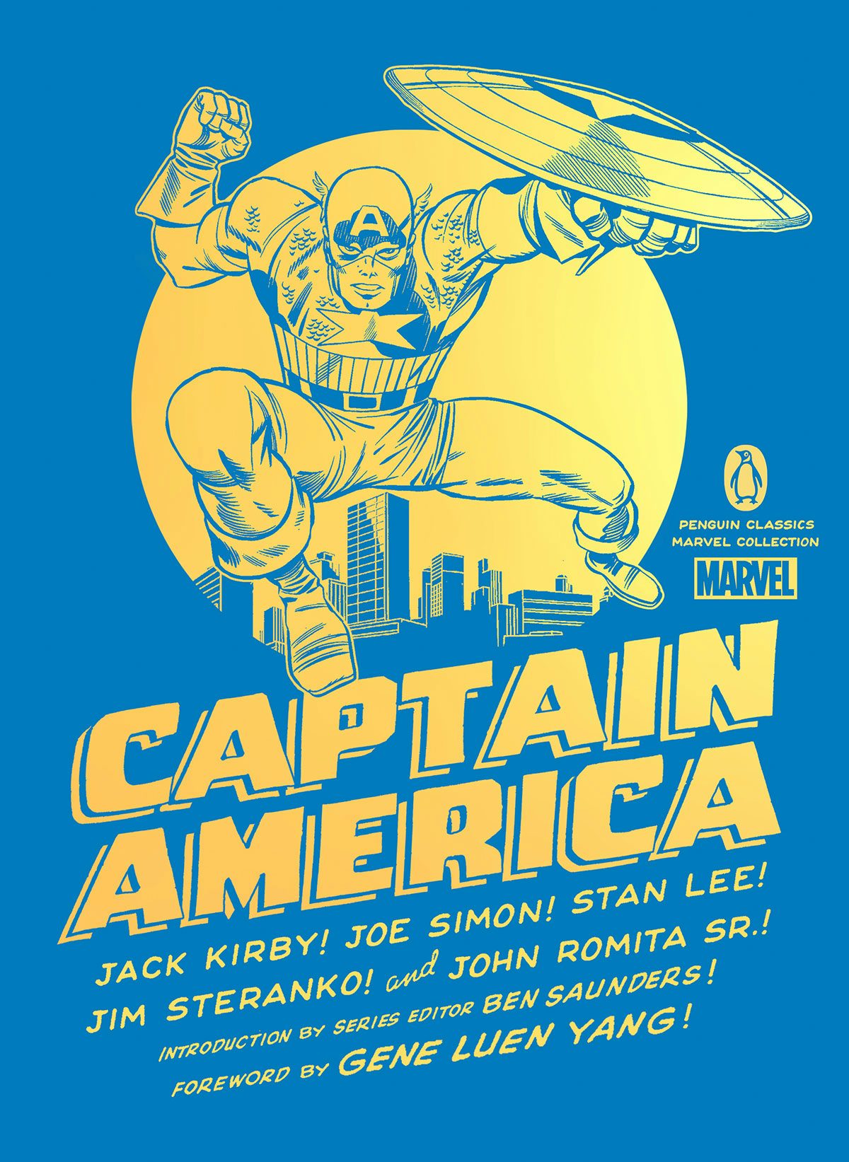 Penguin Marvel series cover featuring Captain America