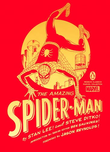 Penguin Marvel series cover featuring Spider-Man