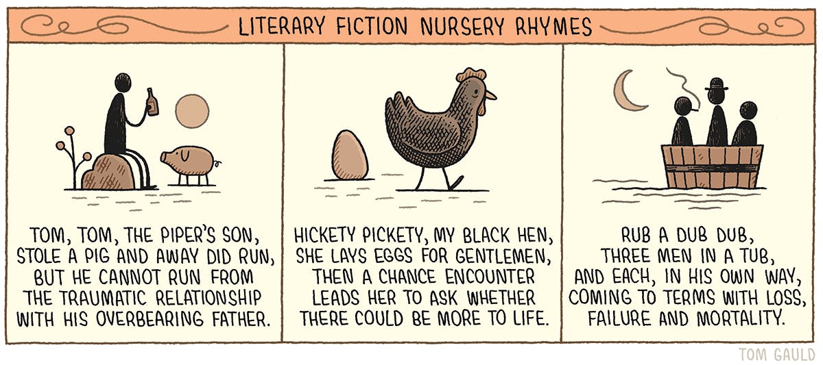 Tom Gauld’s New Book Collects Two Decades Of Literary Cartoons