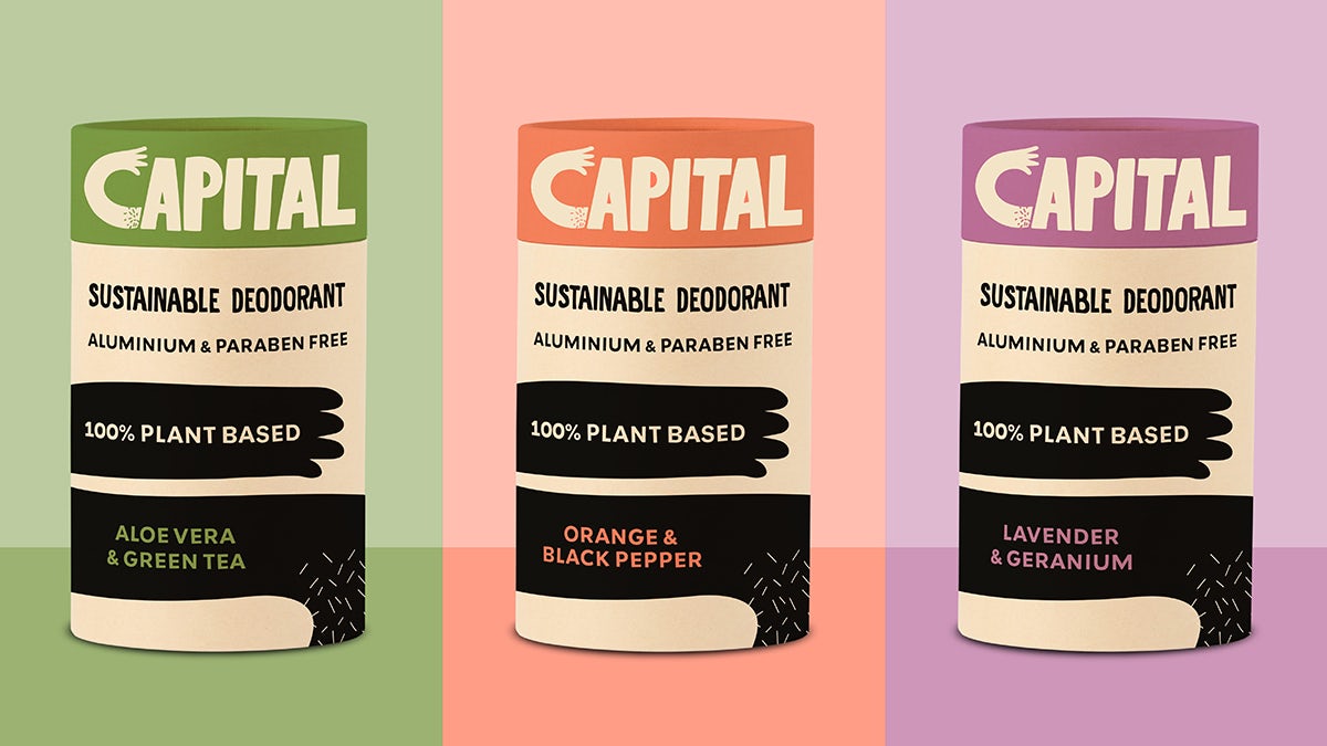 Capital deodorant branding by Marina Garcia Salcedo