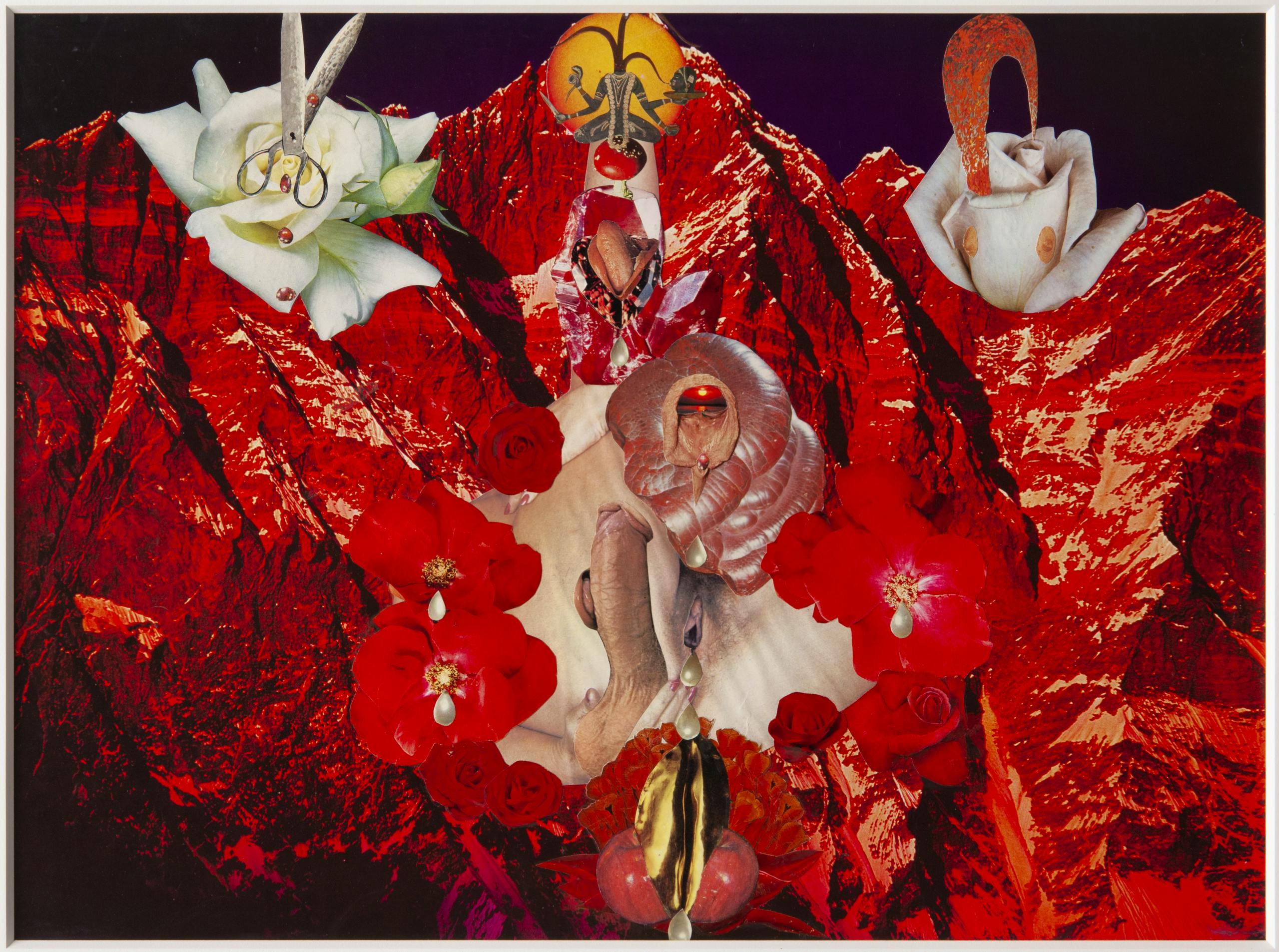 Penny Slinger, Scarlett Woman, 1976-1977, Collage on board, © Penny Slinger, Courtesy of the artist and Blum _ Poe, Los Angeles_New York_Tokyo_