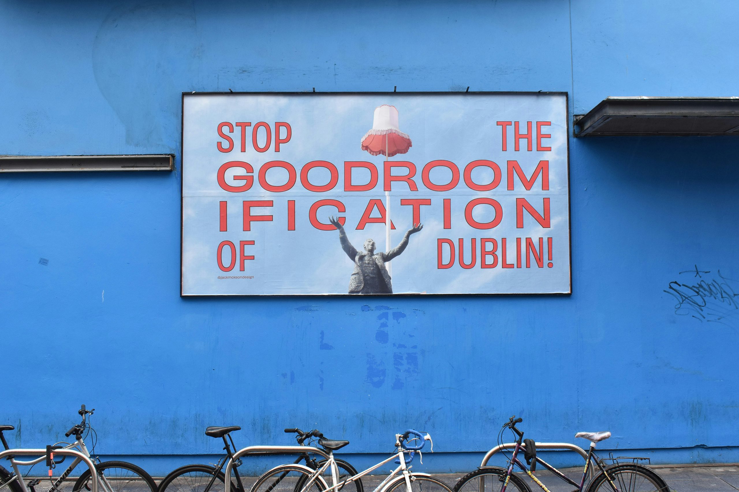 Jack McKeon, billboard for The Project Arts Centre in Dublin