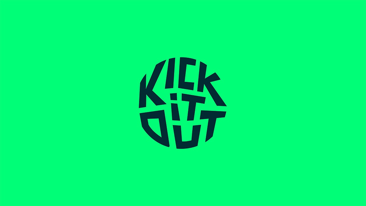 Kick It Out rebrand by Sky Creative