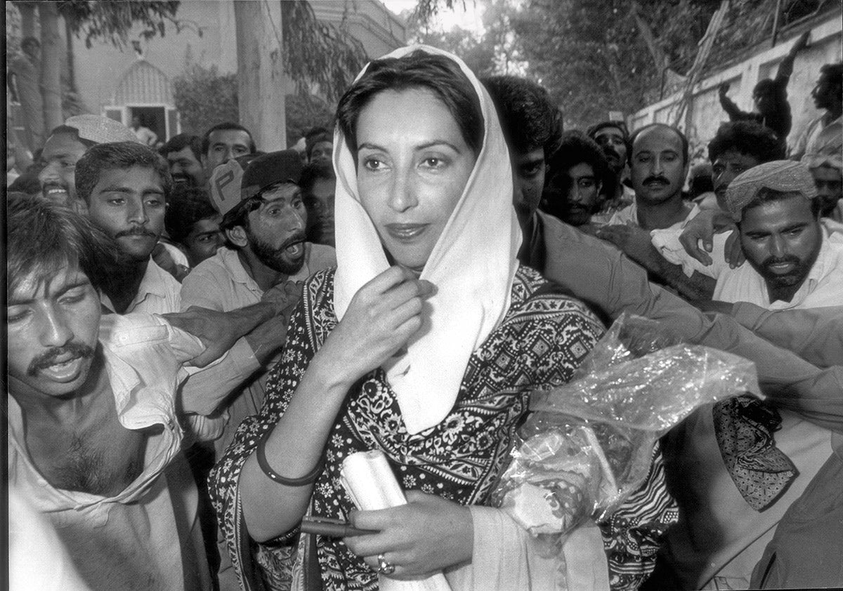 Photography from The Only Woman featuring Benazir Bhutto