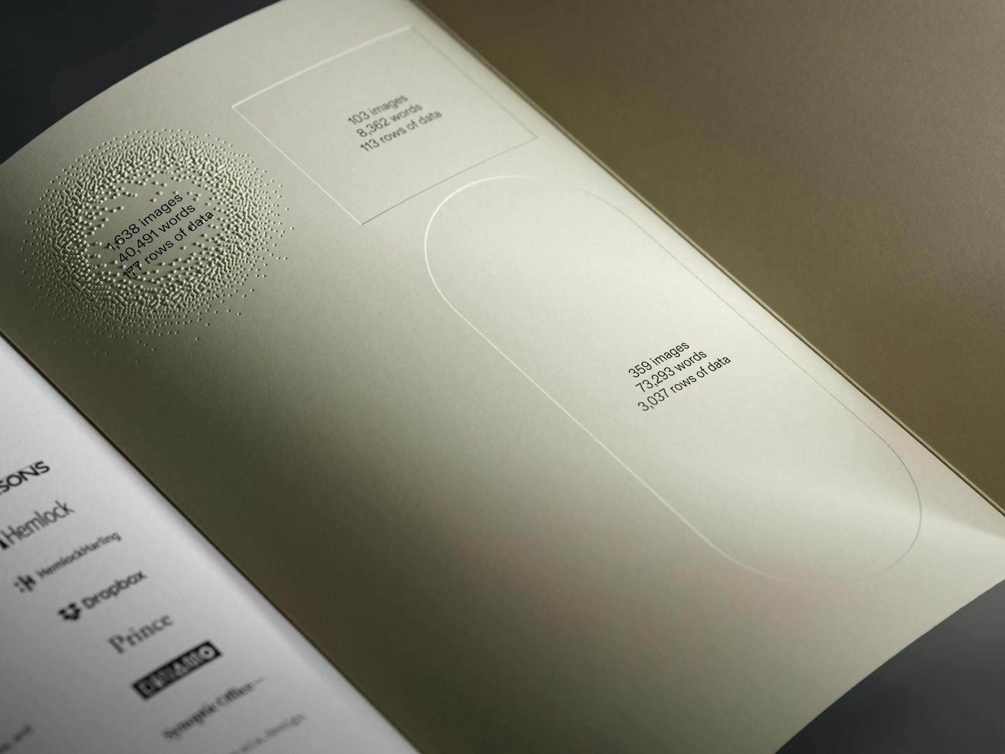 Image of a page inside the book 1, 10, 100 Years of Form, Typography and Interaction at Parsons