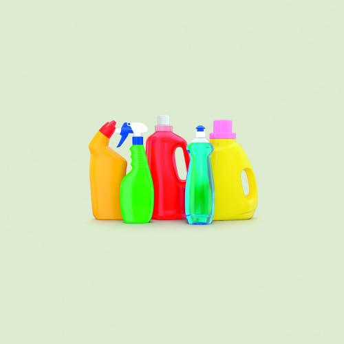 Coloured plastic bottles (c/o. iStock) From Chromorama by Riccardo Falcinelli