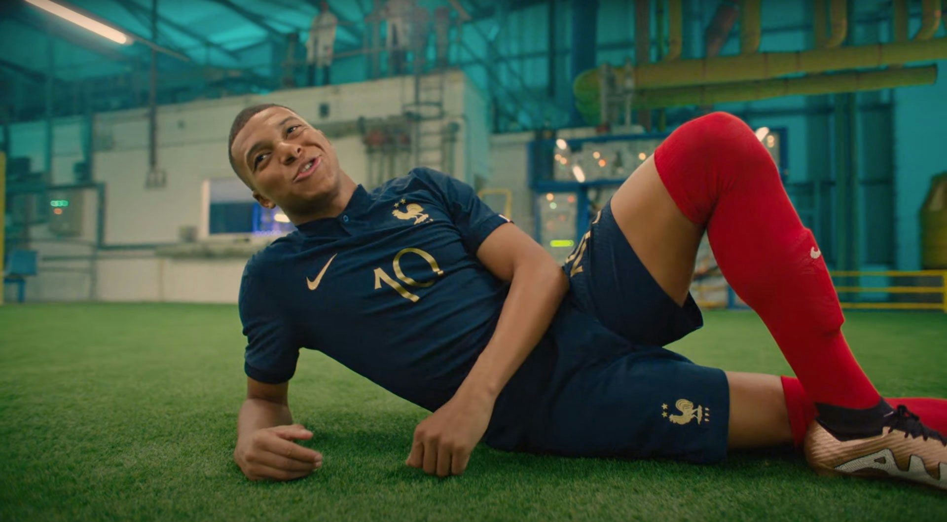 Nike enters the in its star-studded World ad