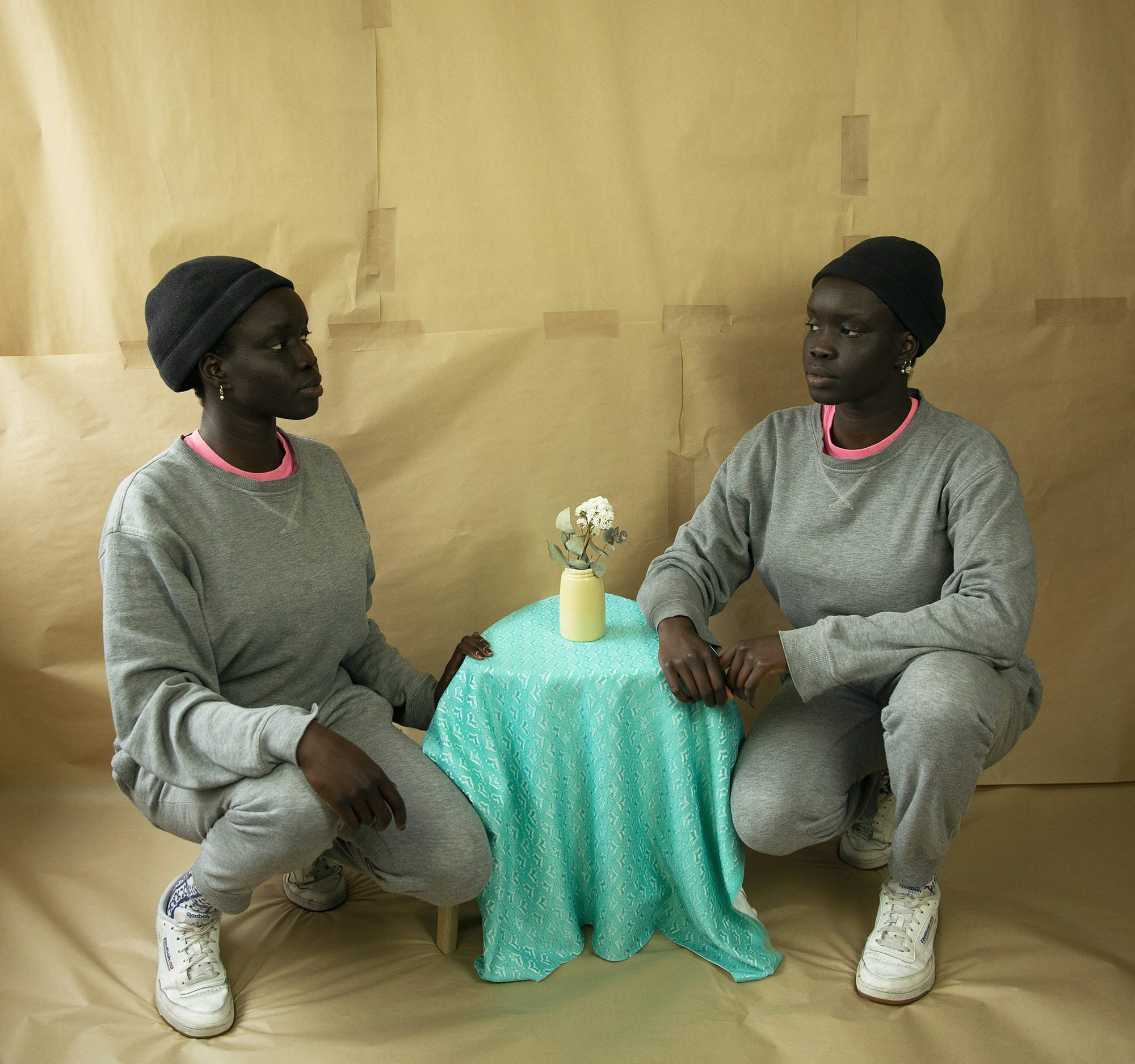 Atom Ateng, Tracksuit Twins (Uncles in America) - Surat Series, Inkjet on Paper, 2022