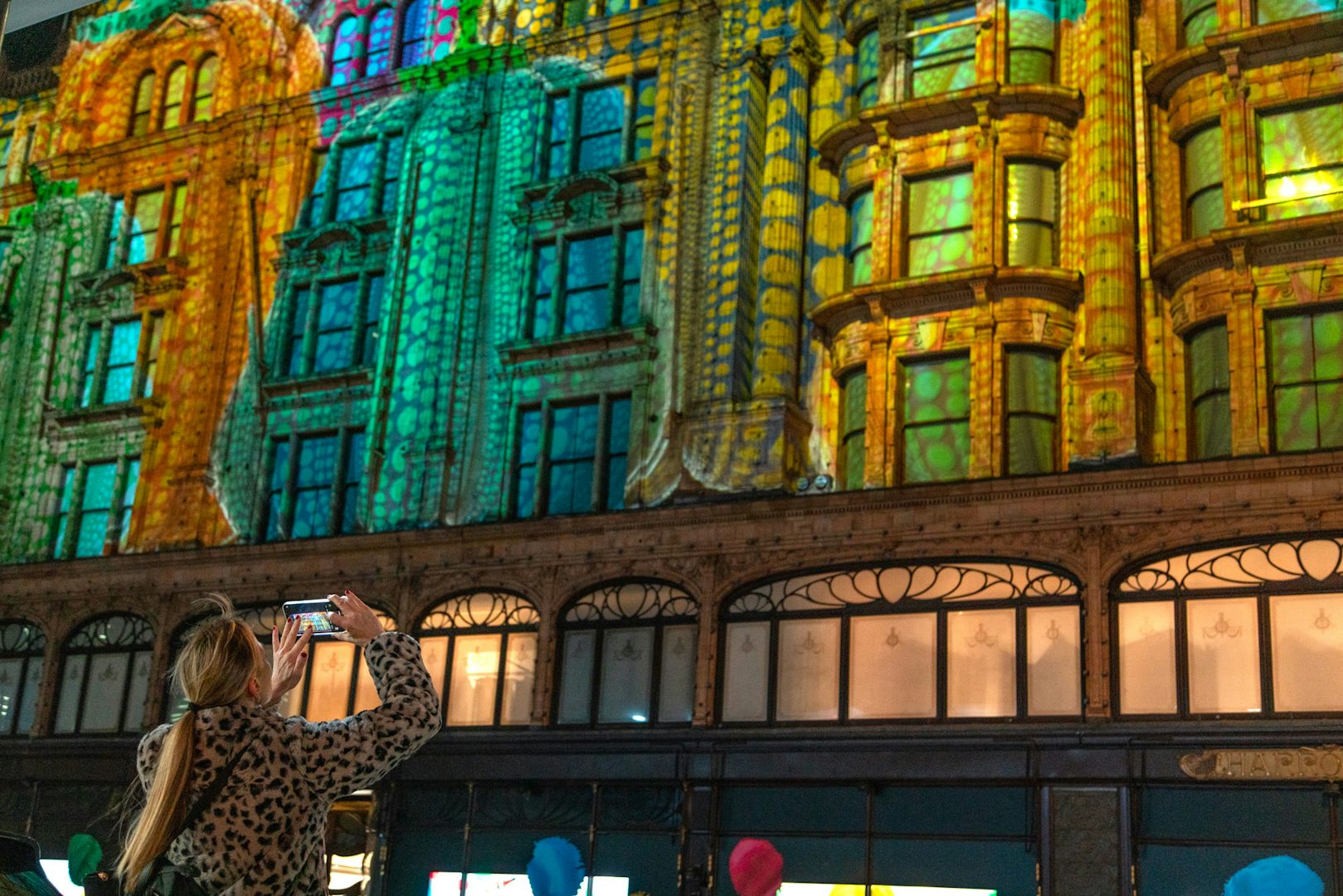 Louis Vuitton has covered Harrods in polka dots