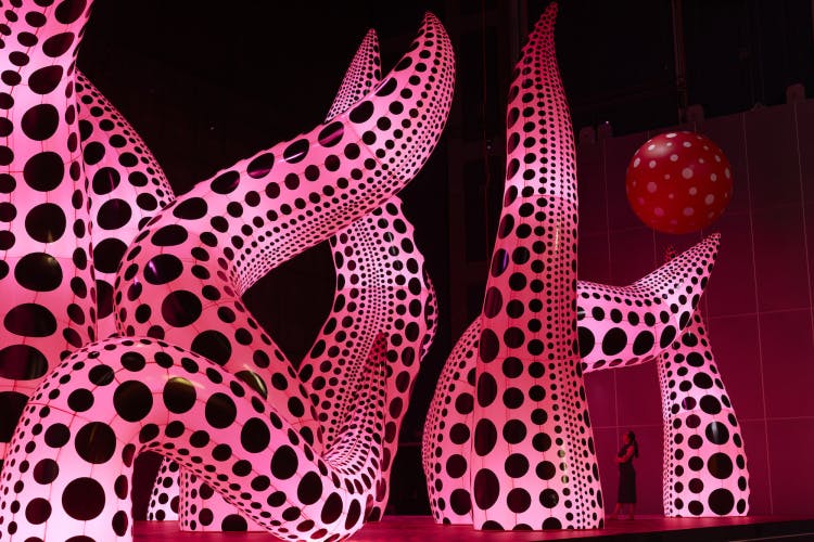 ‘Yayoi Kusama: You, Me and the Balloons’ at Aviva Studios.