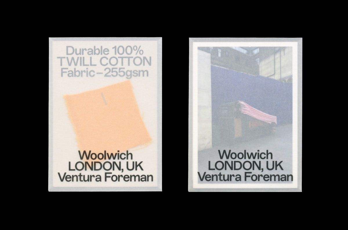 Photo showing Ventura Foreman's identity by Studio Blackburn