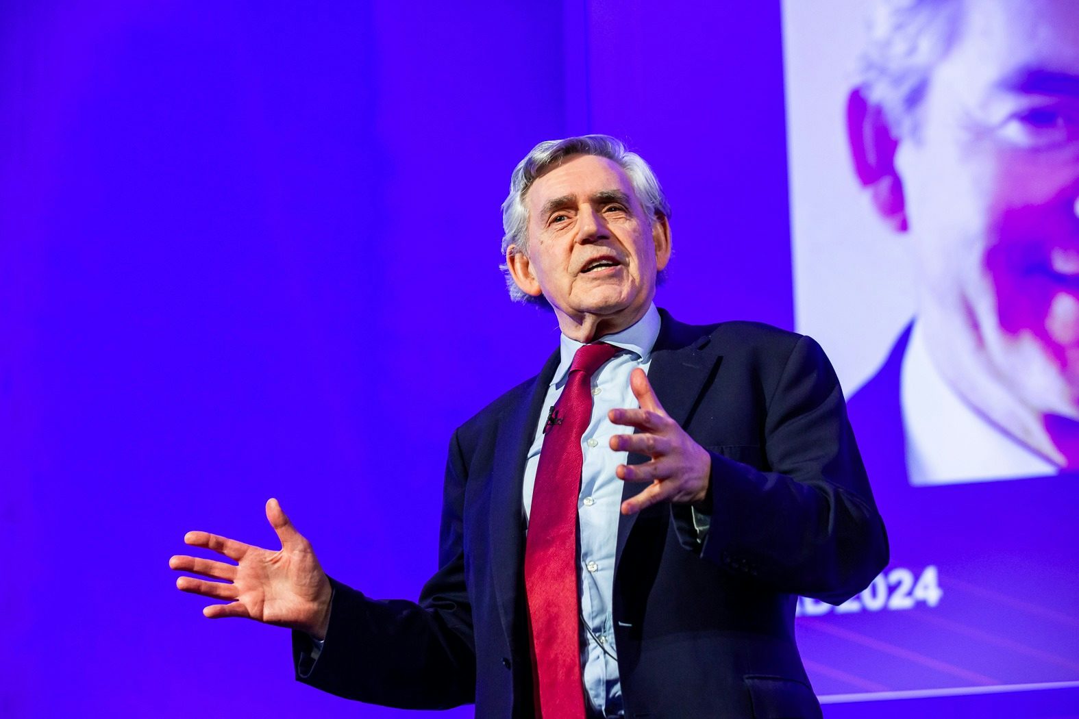 Gordon Brown at LEAD 3 - credit Bronac McNeill