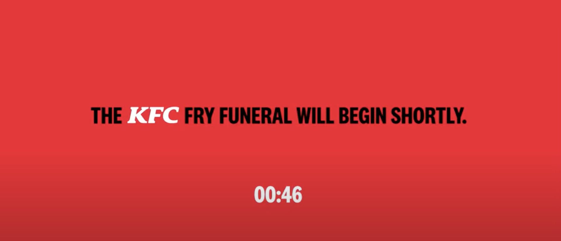 KFC Fries funeral