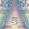 A 20th century poster for the boat race