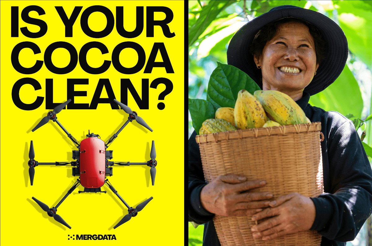 Affiche de données de fusion 