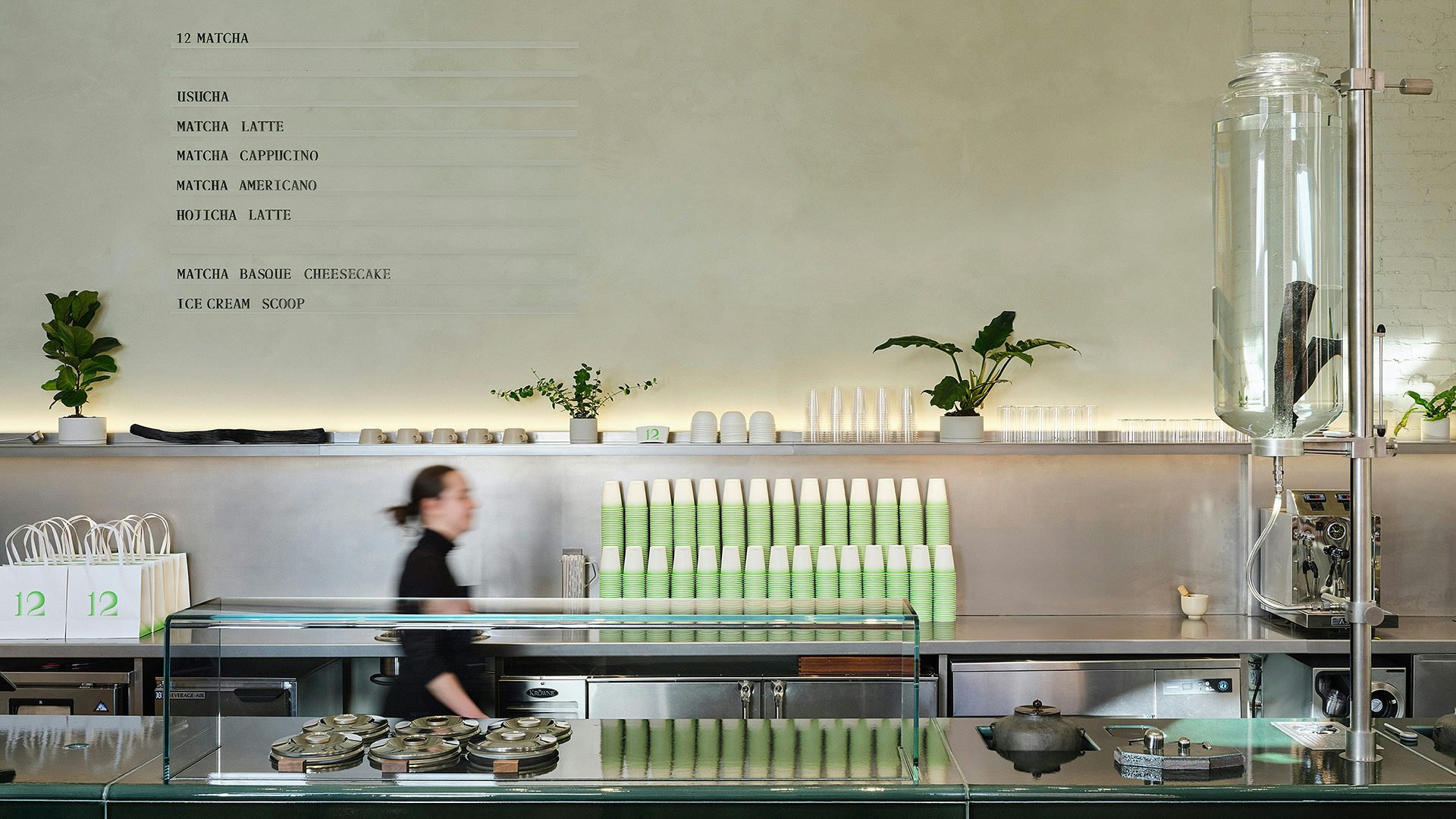 Order counter at matcha store 12