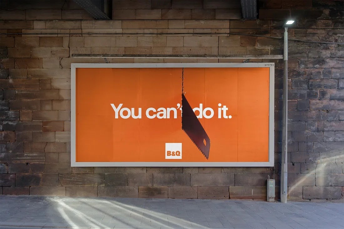 B&Q You Can Do It Uncommon