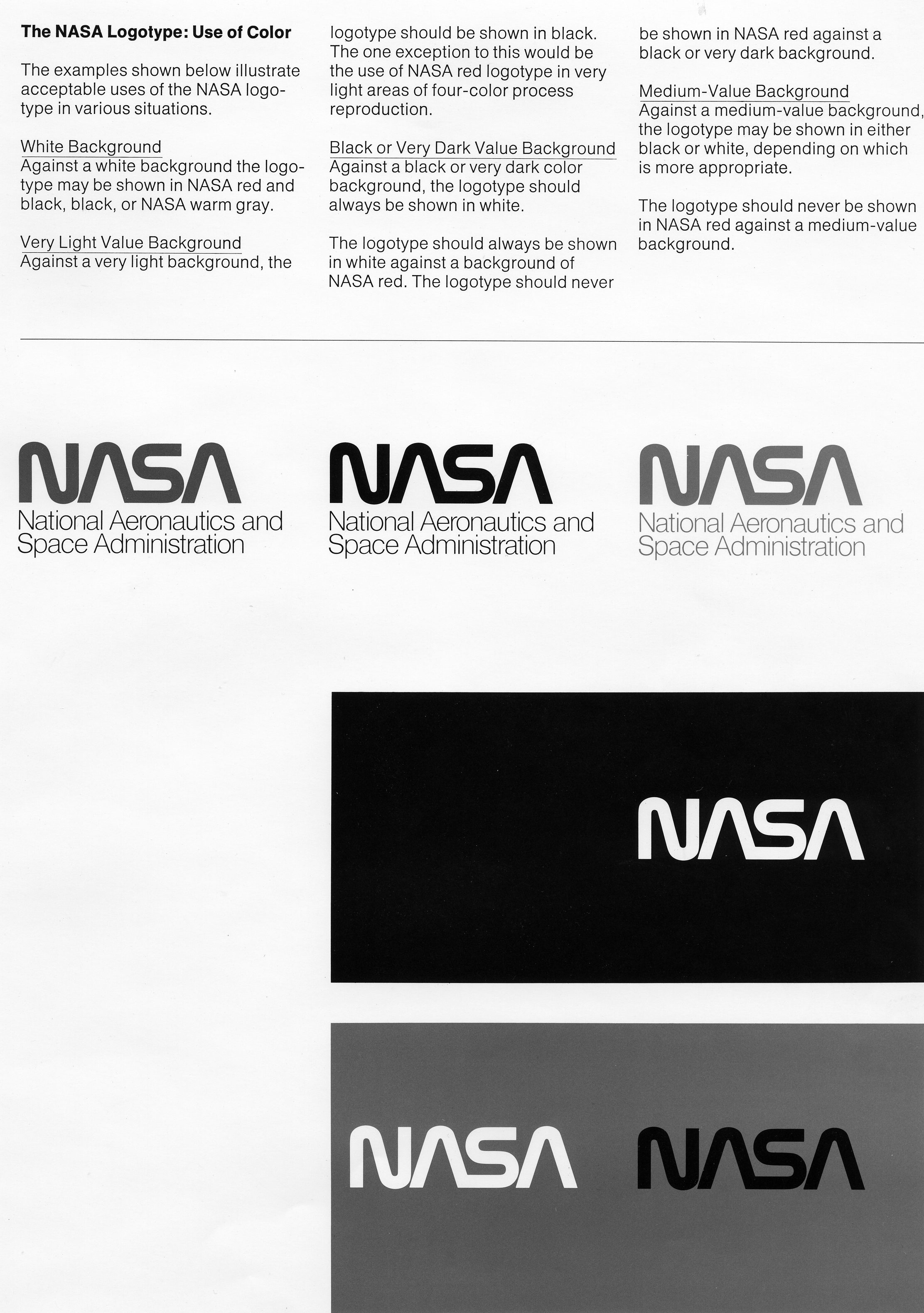 How the NASA worm logo was designed - Creative Review