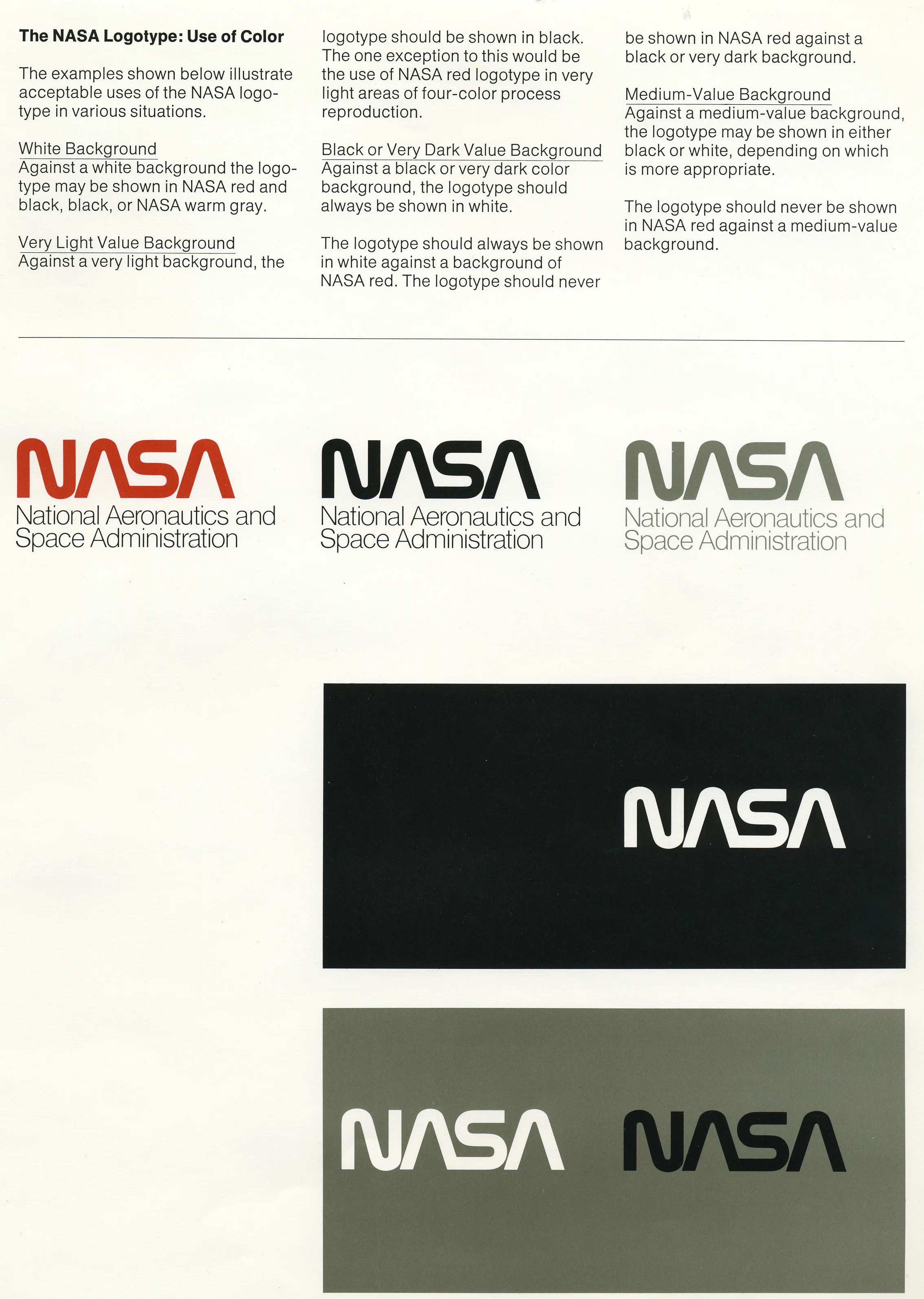 How the NASA worm logo was designed - Creative Review