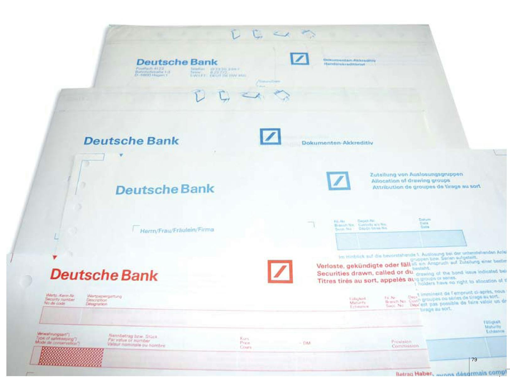 Deutsche Bank logo- Anton Stankowski - Creative Review
