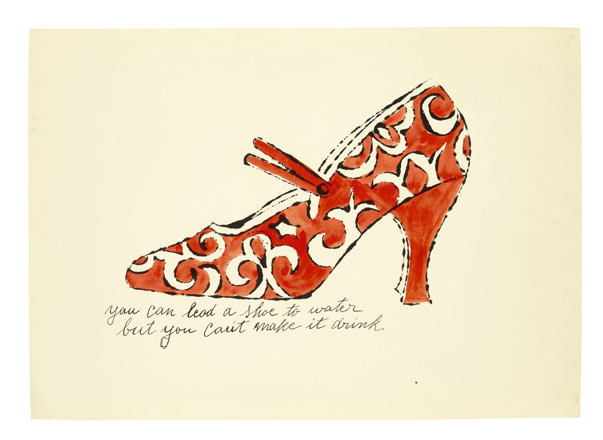 Andy Warhol's shoes