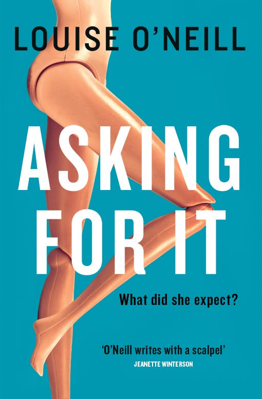 Asking For It – winner of the Young Adult ABCD Award. Designed by Kate Gaughran