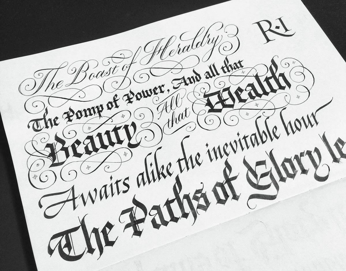 Seb Lester, calligraphy and social media