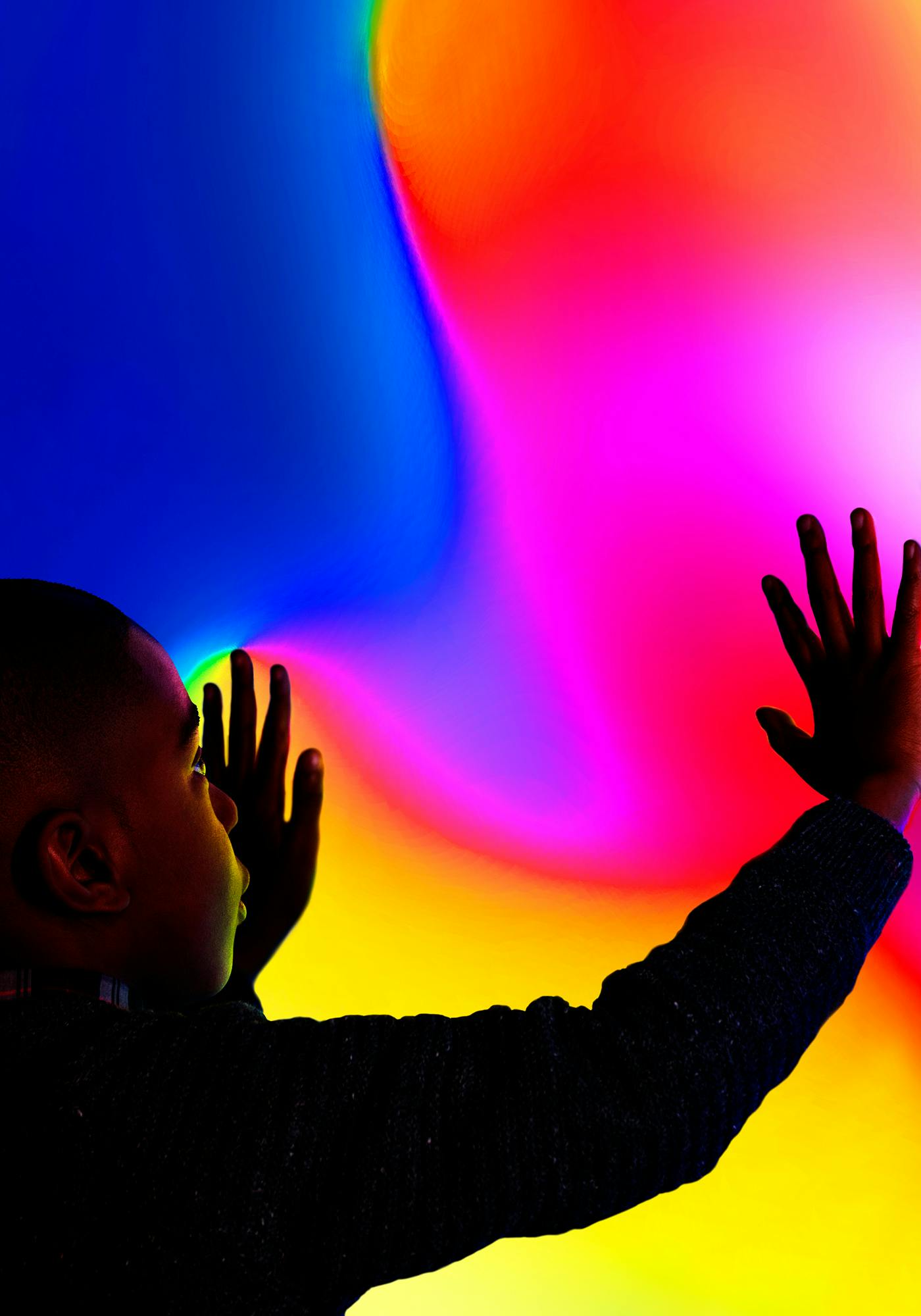 LucienneRoberts+ creates colourful graphics for Wonderlab gallery