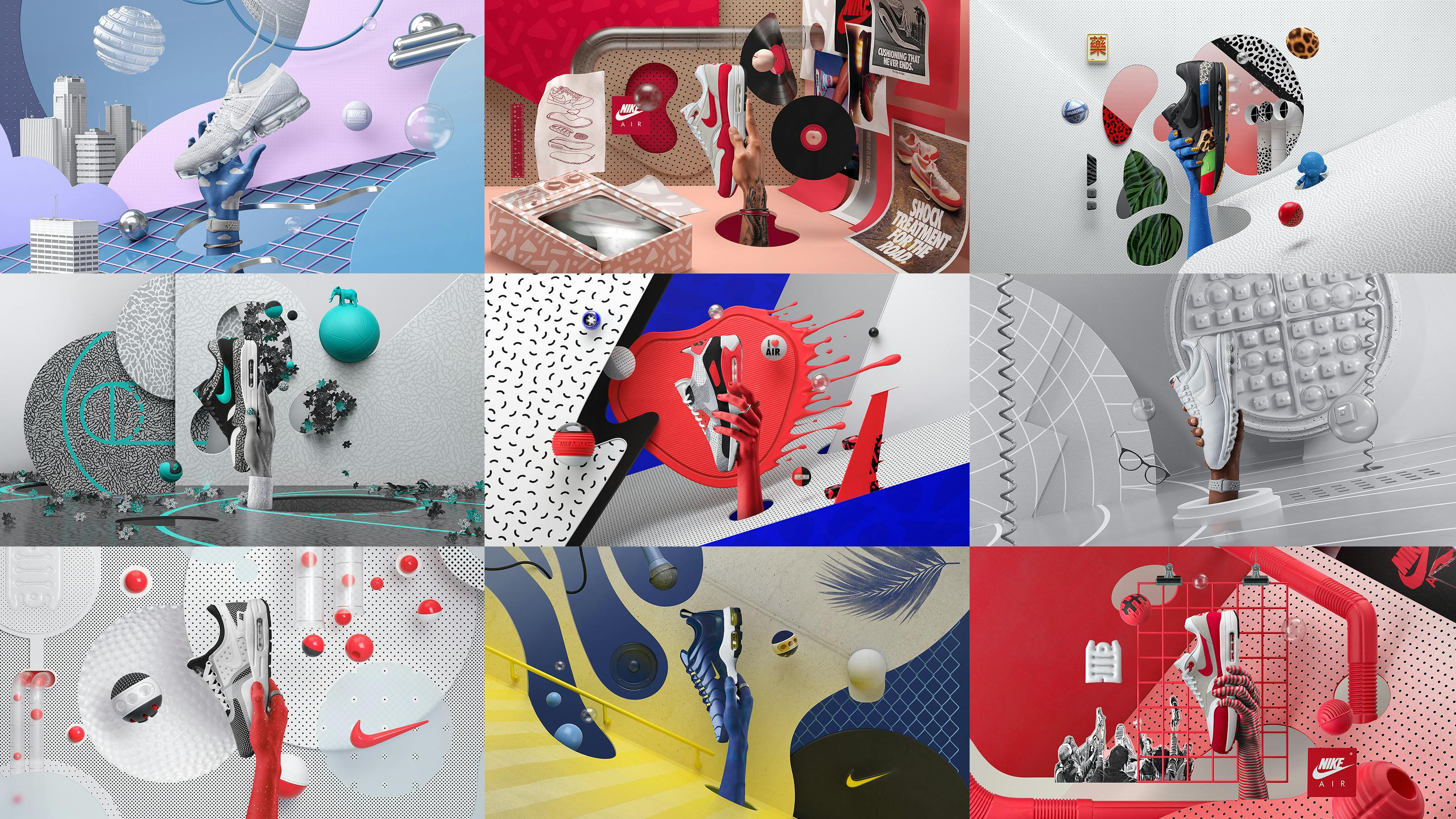 ManvsMachine’s colourful campaign for Nike Air Max Day