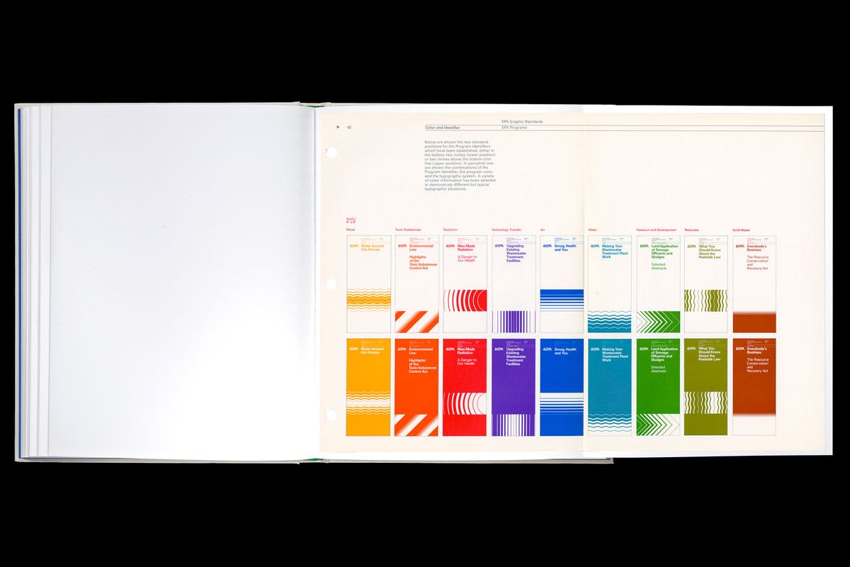 WORK: The 1977 EPA Graphic Standards System reissue
