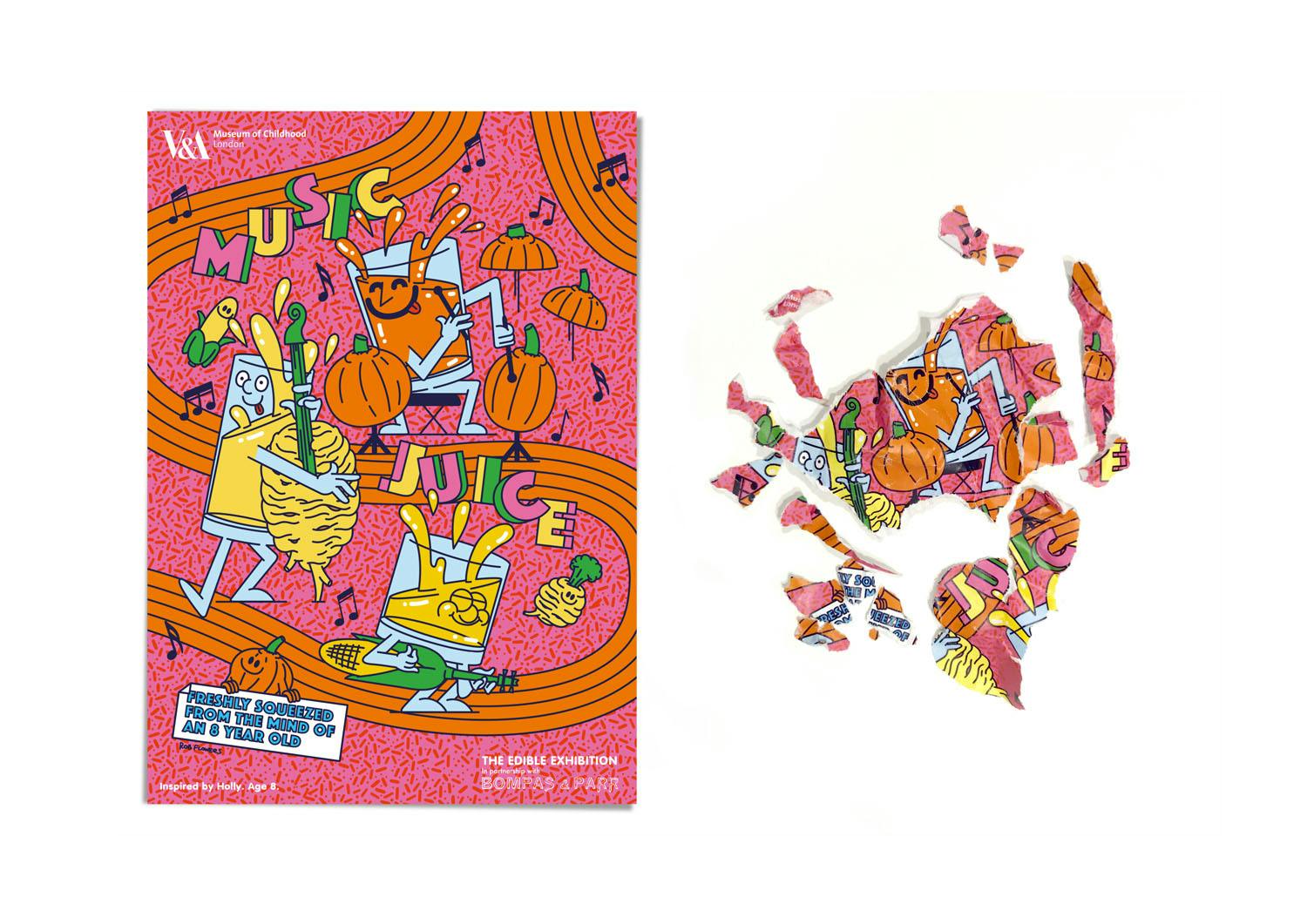 AMV BBDO and Rob Flowers’ edible posters for the Museum of Childhood