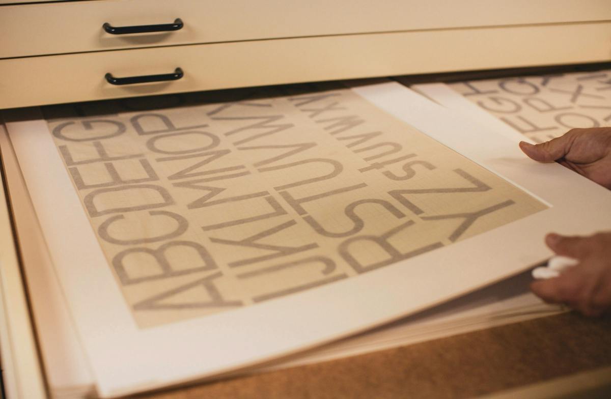 The Bauhaus, but as fonts