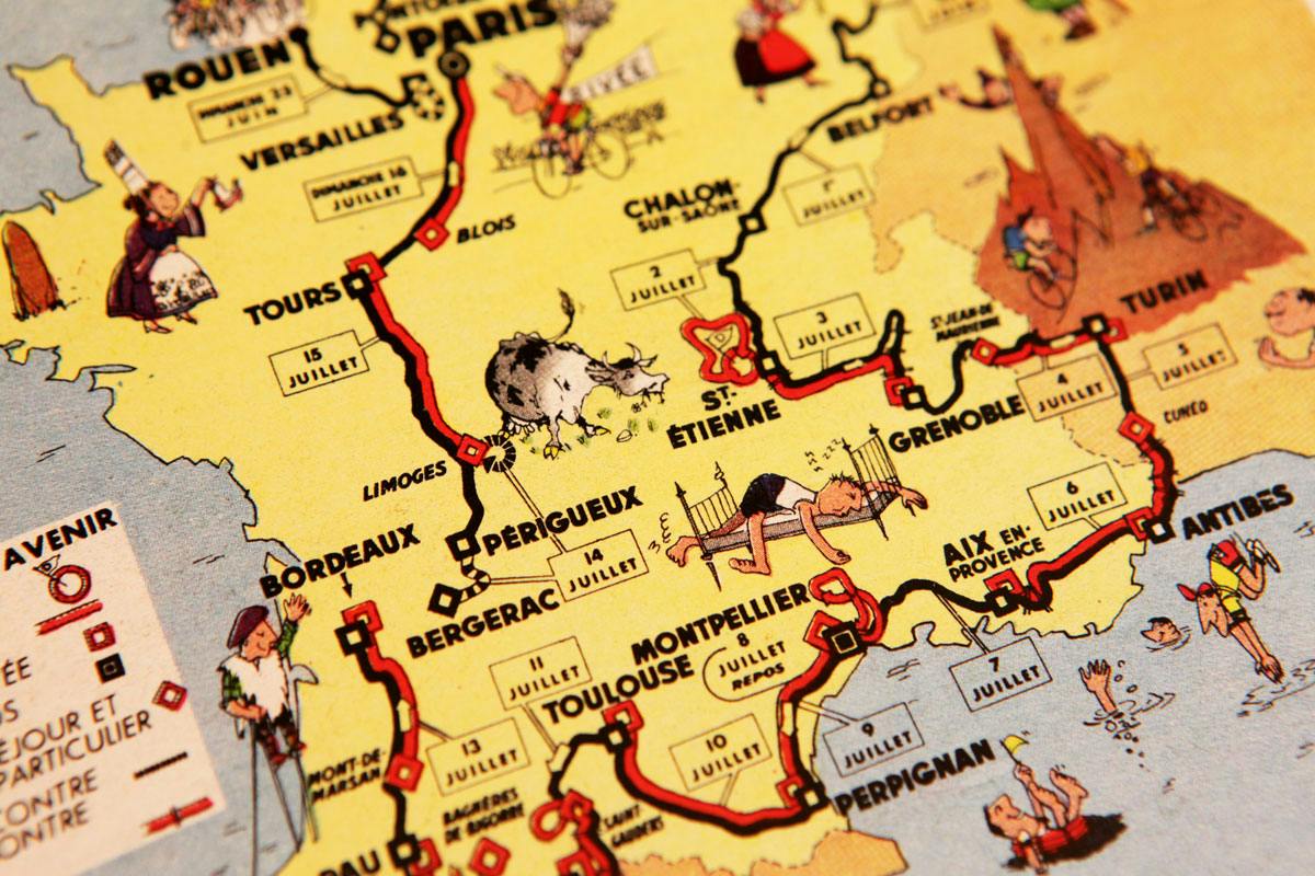 The cartography of the Tour de France - Creative Review