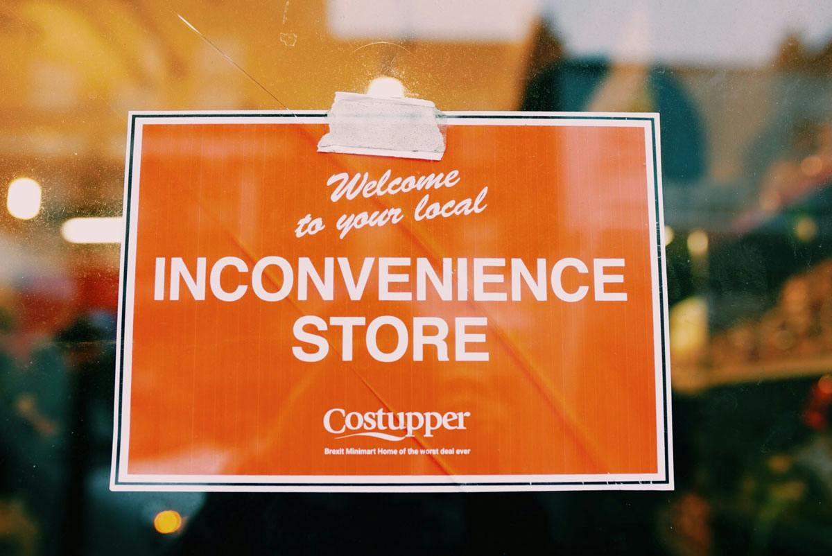 Inside the post-Brexit inconvenience store - Creative Review