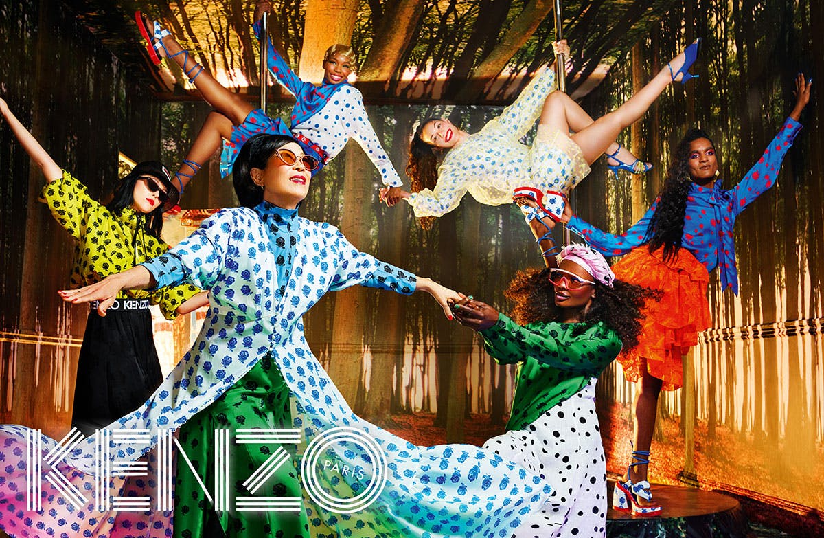 David LaChapelle shoots colourful campaign for Kenzo Spring/Summer
