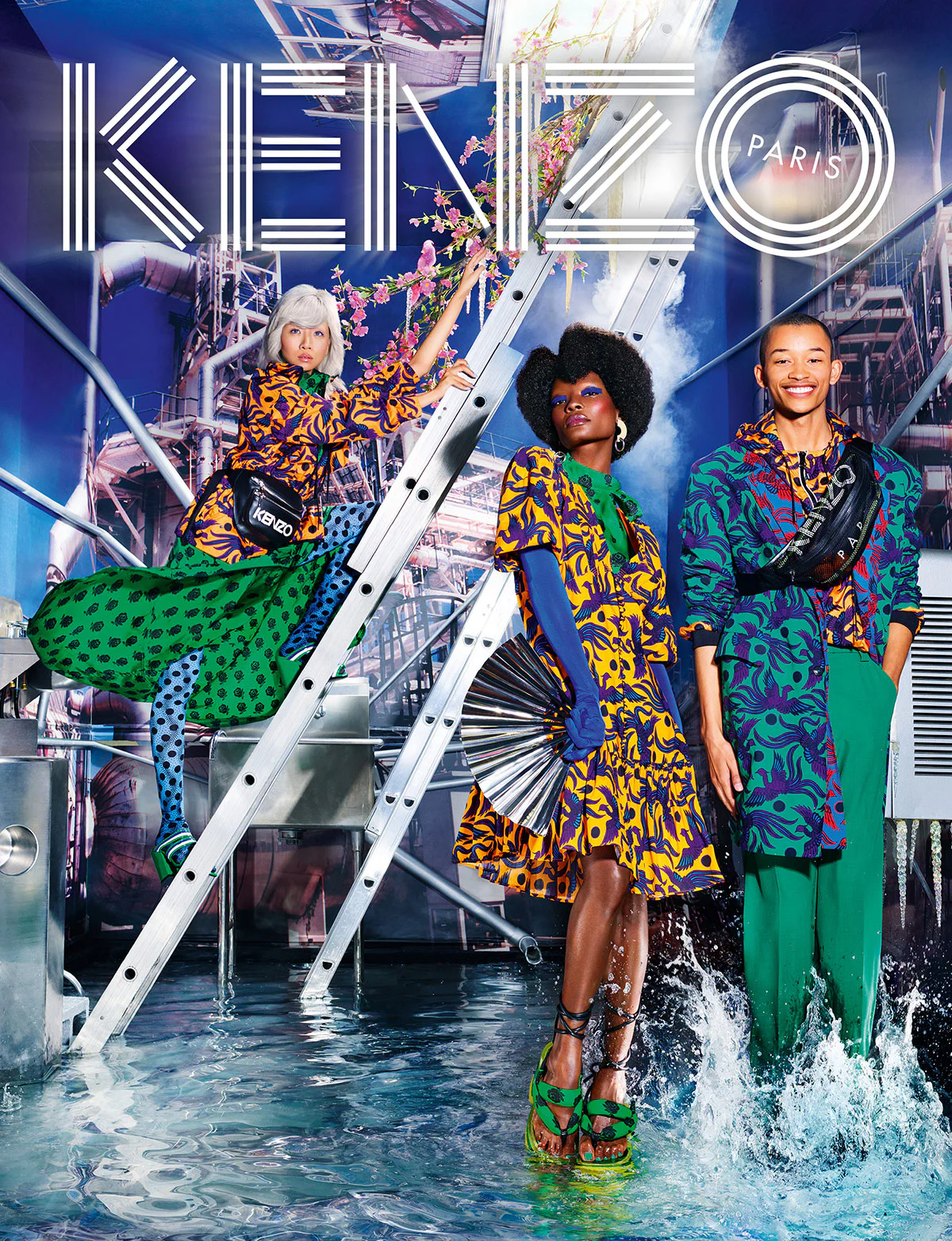 2019 Menswear Spring Summer Kenzo Vogue 2019 David LaChapelle
