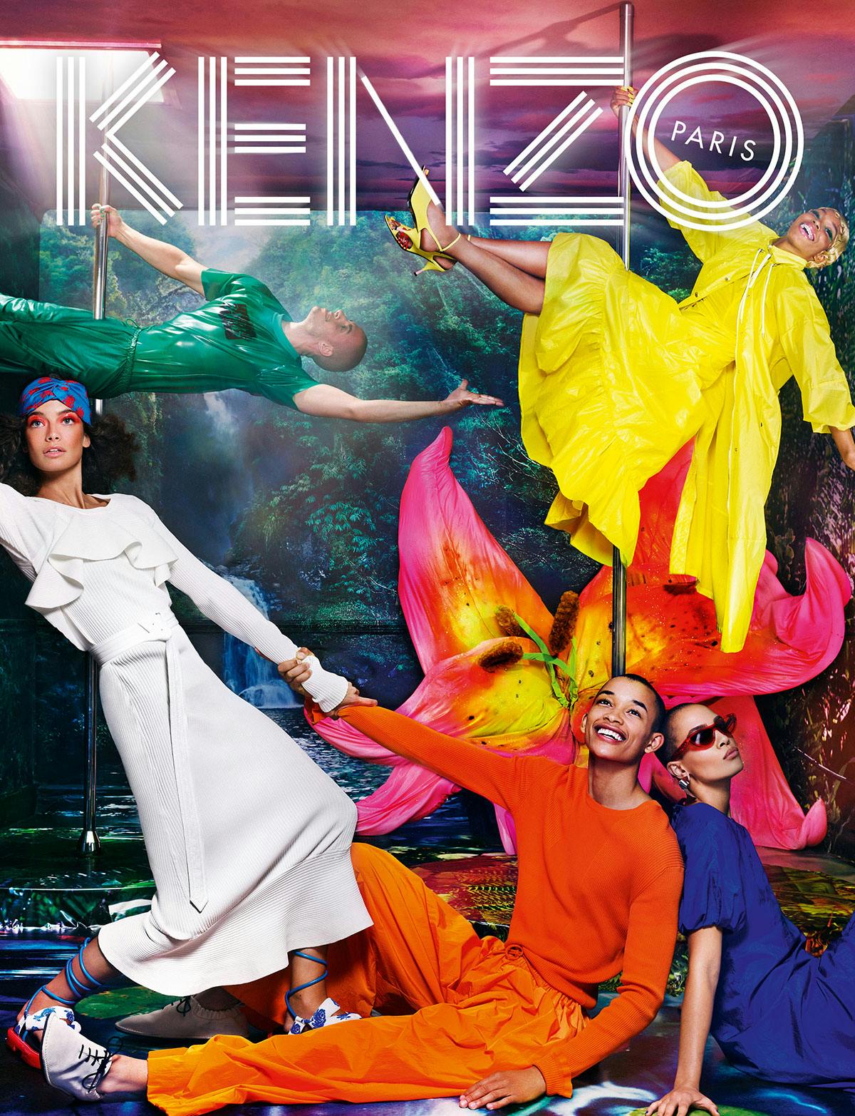 David LaChapelle shoots colourful campaign for Kenzo Spring/Summer