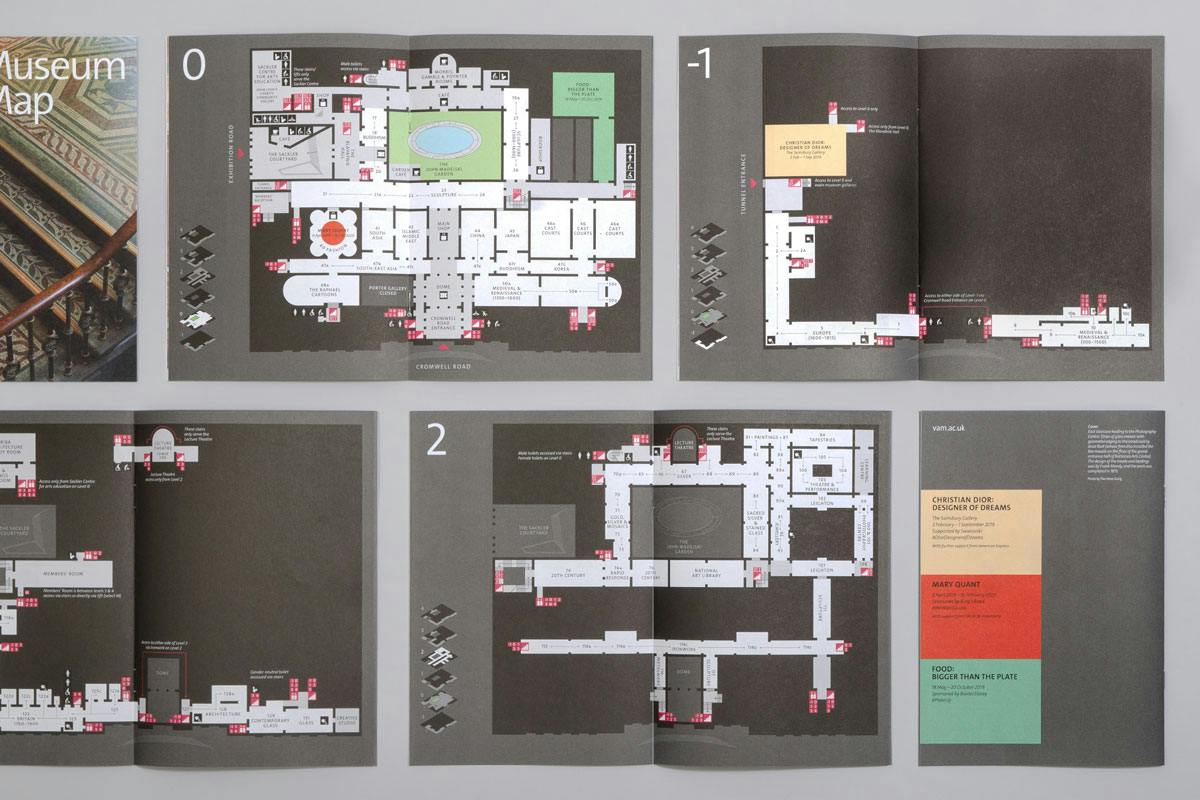 V&A’s new wayfinding system encourages visitors to get lost