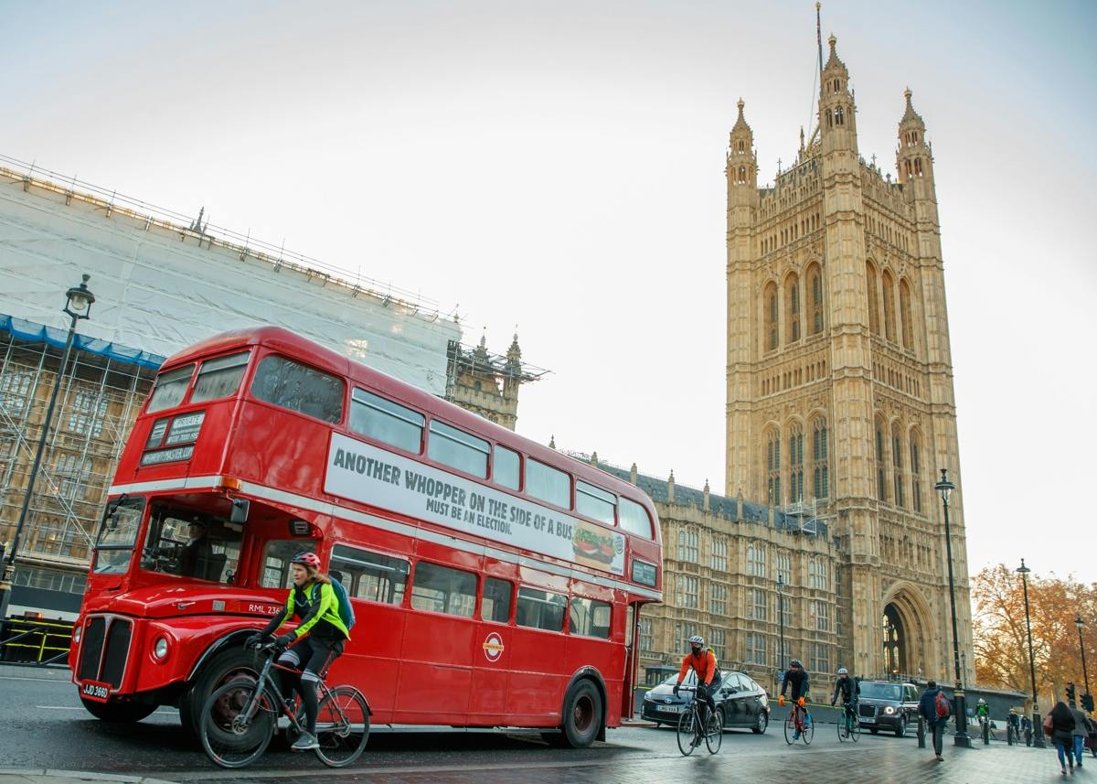 Another whopper on a bus… but this time, it’s from Burger King