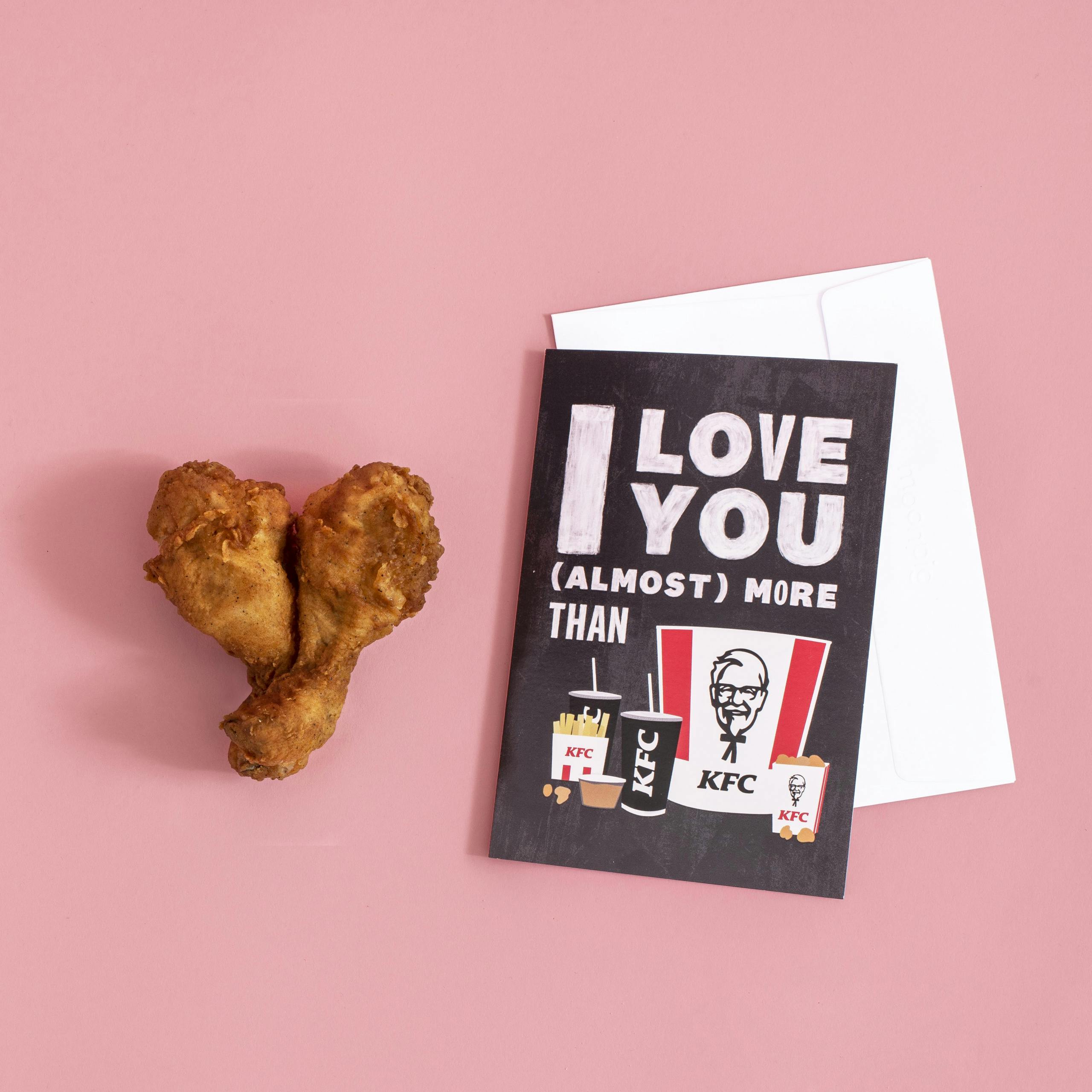 Moonpig and KFC collaborate on scratch and sniff Valentine’s Day cards