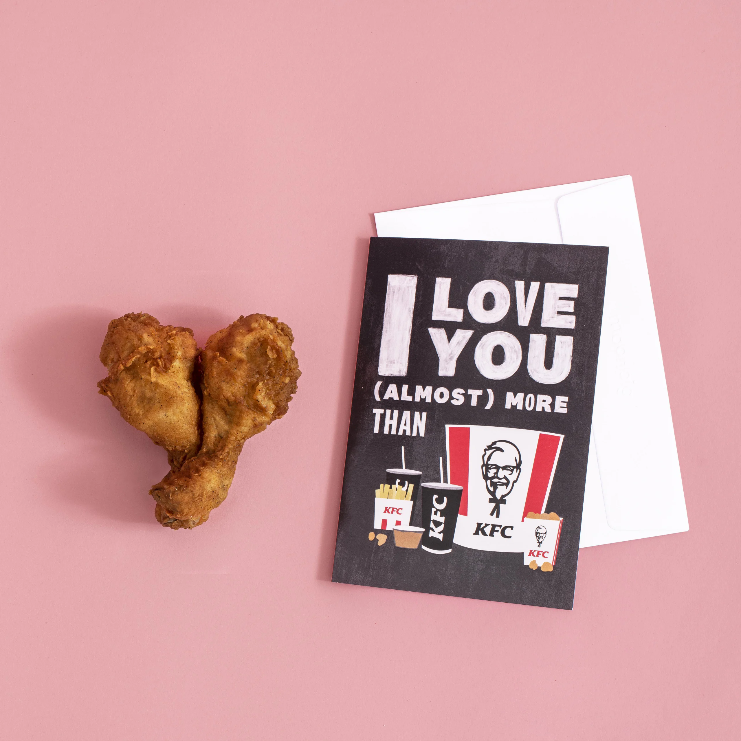 Moonpig and KFC collaborate on scratch and sniff Valentine’s Day cards