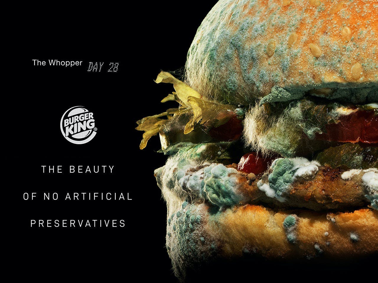 Moldy Burger King ad